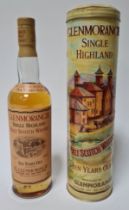 Glenmorangie 10 years old single Highland malt scotch whisky , 40% 70cl.