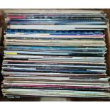 A box of LPs to include The Equals, It Bites, Animotion, Terence Trent D'Arby, Crusaders, etc.