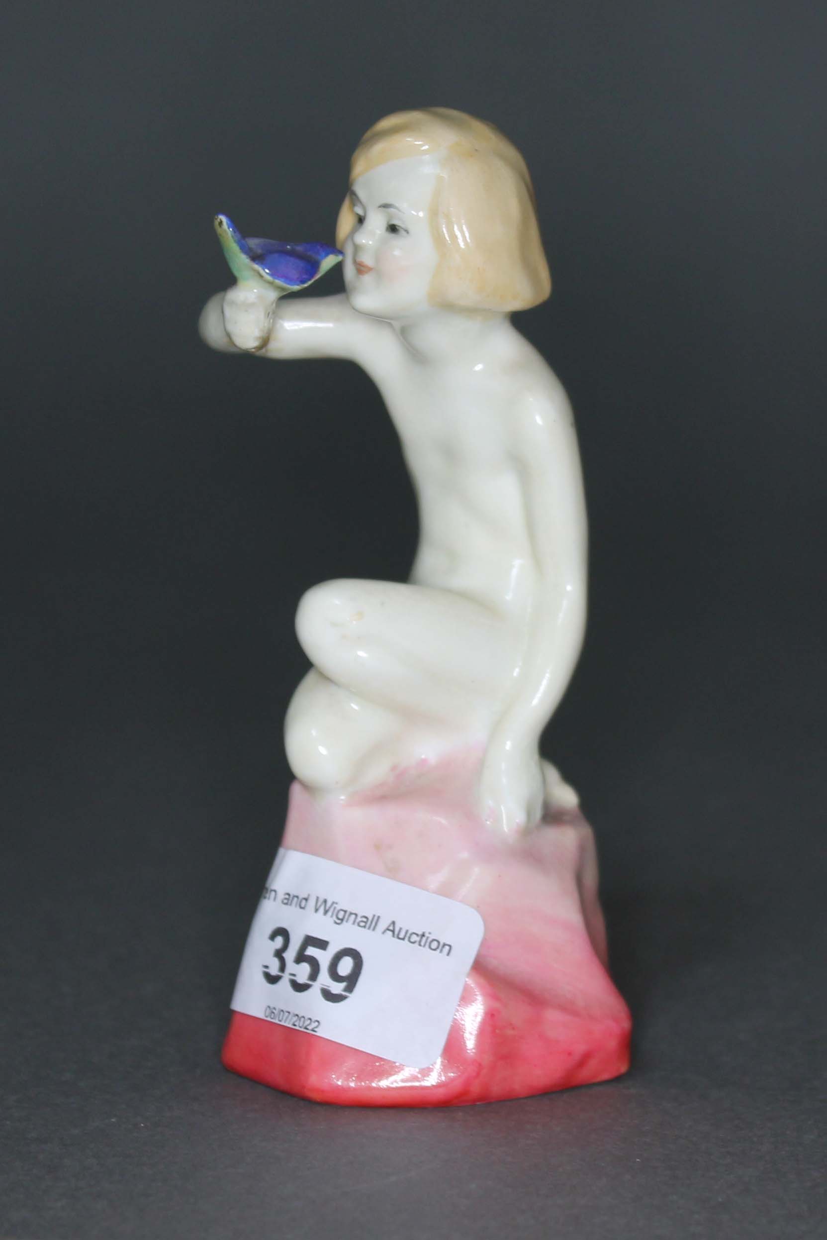 A Royal Doulton porcelain figure 'Blue Bird', HN1280