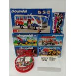 Playmobil sets : 3169 coach set, cowboy with horse, equestrian rider with horse, 4553 astronaught,