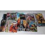 A box mixed comics including Dark Horse, English comics, Image, Valiant, Kitchen Sink, Americas Best