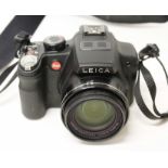 A Leica V-Lux 2 black digital camera, serial no. 3911142, with DC Vario-Elmarit 1:2.8-5.2/4.5-108