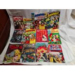 A box of comics to include Marvel, Atom, etc.