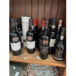 A selection of port bottles to include Graham's, Taylor's, Cockburn's, etc.