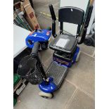 A Wispa mobility scooter with key and charger - not tested