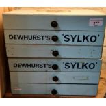 Two Dewhursts 'Sylko' drawers.