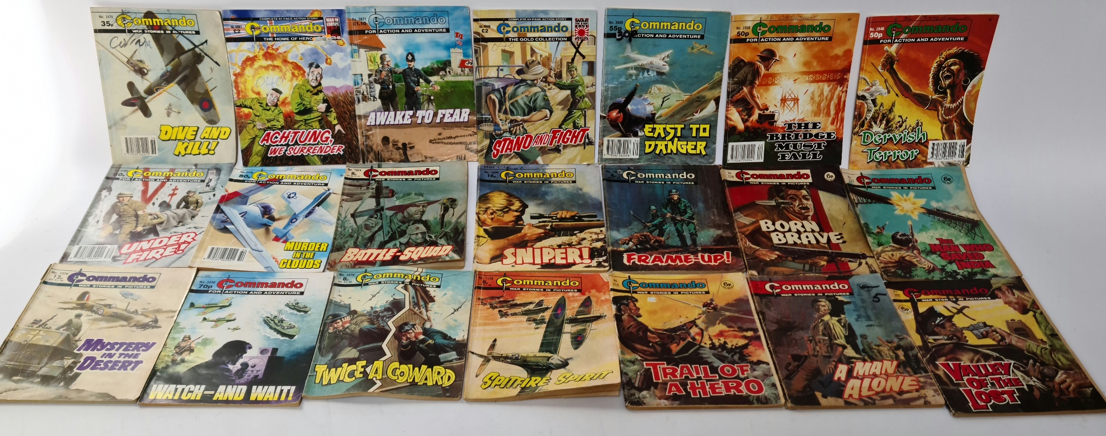 A collection of over 160 commando war comics. - Image 3 of 8