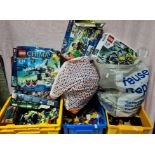 3 tubs of Lego + 2 bags of Lego and 1 bag of Mega blocks, 12 kg approx.