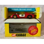 Corgi Toys 344 Ferrari 206 Dino Sport, boxed.