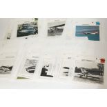 A collection of 55 collectors postcards of fighter planes.