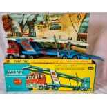 Corgi Toys 1138 Car Transporter with Ford Tilt Cab 'H' series tractor, boxed.