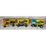 Corgi Toys 3 cars, 155 Lotus-Climax Formula 1 Racing car, 156 Cooper Maserati F/1, 159 Cooper-