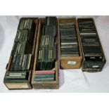 Four boxes of misc. Magic Lantern slides, Victorian, photographic, social history etc.