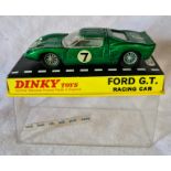Dinky Toys, 215 Ford G.T Racing Car in green, boxed.