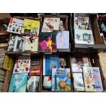 6 boxes of art & design books to include Photography & Erotica etc.