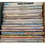 A box of LPs, approx. 100, rock and pop, circa 1960s and later, The Rolling Stones, Beatles, Jimi