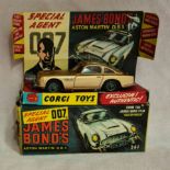 Corgi Toys 261 James Bond's Aston Martin D.B.5, boxed.