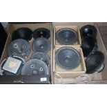 Six pairs of assorted unmounted speakers including Sound Lab, Altai, Wharfedale etc. and a pair of