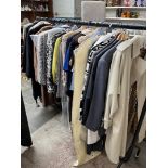 A large selection of vintage clothing, dresses, suits, blouses, etc to include Joseph Ribkoff, Frank