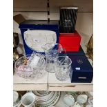 10 items of crystal including Edinburgh, Brierley etc (some boxed)