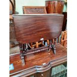 A late Victorian mahogany Sutherland table.