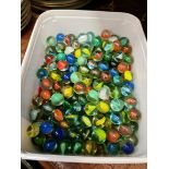 A tub of marbles