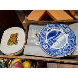 Assorted plates including Wedgwood, Besfeaters etc.