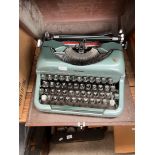 A vintage Imperial typewriter.