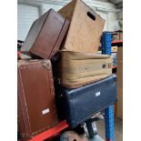 Various luggage ware including Globe-Trotter, etc.