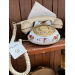 A Royal Albert 'Old Country Roses' telephone.