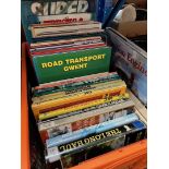 A box of approx. 28 truck books.