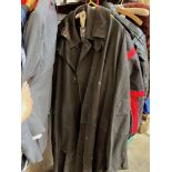 Railway man's gaberdine coat