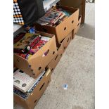 Six boxes of books and boxed games etc