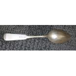 A Polish silver desert spoon, length 22cm, wt. 2.56ozt.