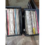 A case of LPs, mainly Frank Sinatra and related genre and a case of classical LPs.