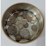A selection of 3 pence, florins and shillings, from Victoria to pre 2nd WW, gross weight 70 grams.