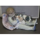 A Lladro figure "Sweet Dreams", number 1535, length 18cm, with box. Condition - good, appears