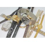 Assorted watches including a titanium Skagen, Maurice Lacroix, Rotary etc.