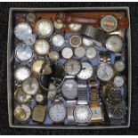 A selection of mainly mechanical watches to include Yeoman, Seiko, Accurist, Ortis etc.