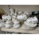 Royal Doulton Yorkshire Rose tea/coffee wares appx 48 pieces