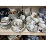 Royal Worcester Evesham Vale dinner ware approx. 55 pieces