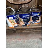 6 unused 2.5l tins of various Johnstones gloss paint.