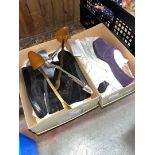 A pair of Hotter ladies boots, Hotter shoes, size 3, and shoe trees