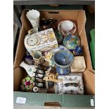 Box of ceramics