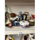 Collection of studio pottery including Norman Underhill (Cornwall), Canterbury, Tantallon,