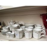 Eternal Beau breakfast/tea wares, appx 42 pieces including bowls, mugs, small teapot etc