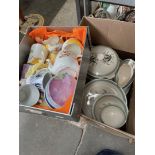 Box of ceramics with another inside