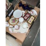 A selection of Royal Albert and Limoges porcelain, etc.