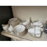 Wedgwood Signet Gold tea and dinner wares for 8 people - appx 54 pieces