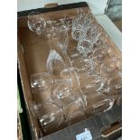 Box of glasware